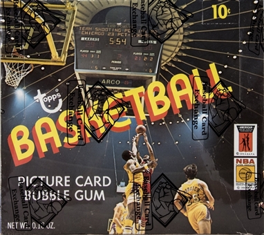 1972/73 Topps Basketball Unopened Wax Box (24 Packs; BBCE Certified)